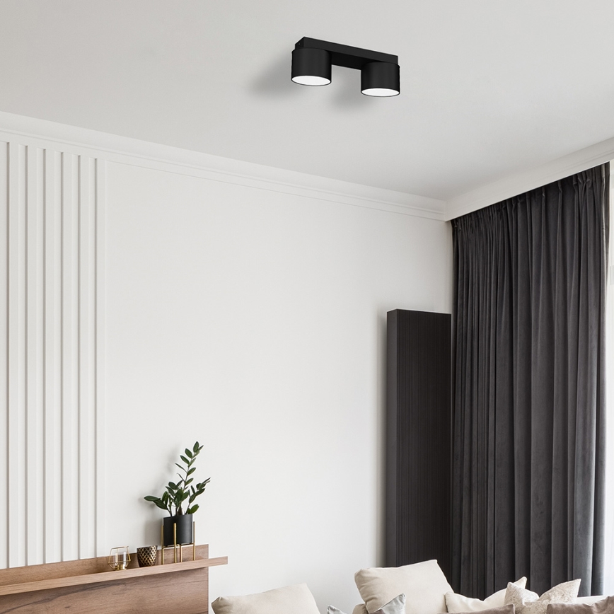 Ceiling light DIXIE 2xGX53/11W/230V black
