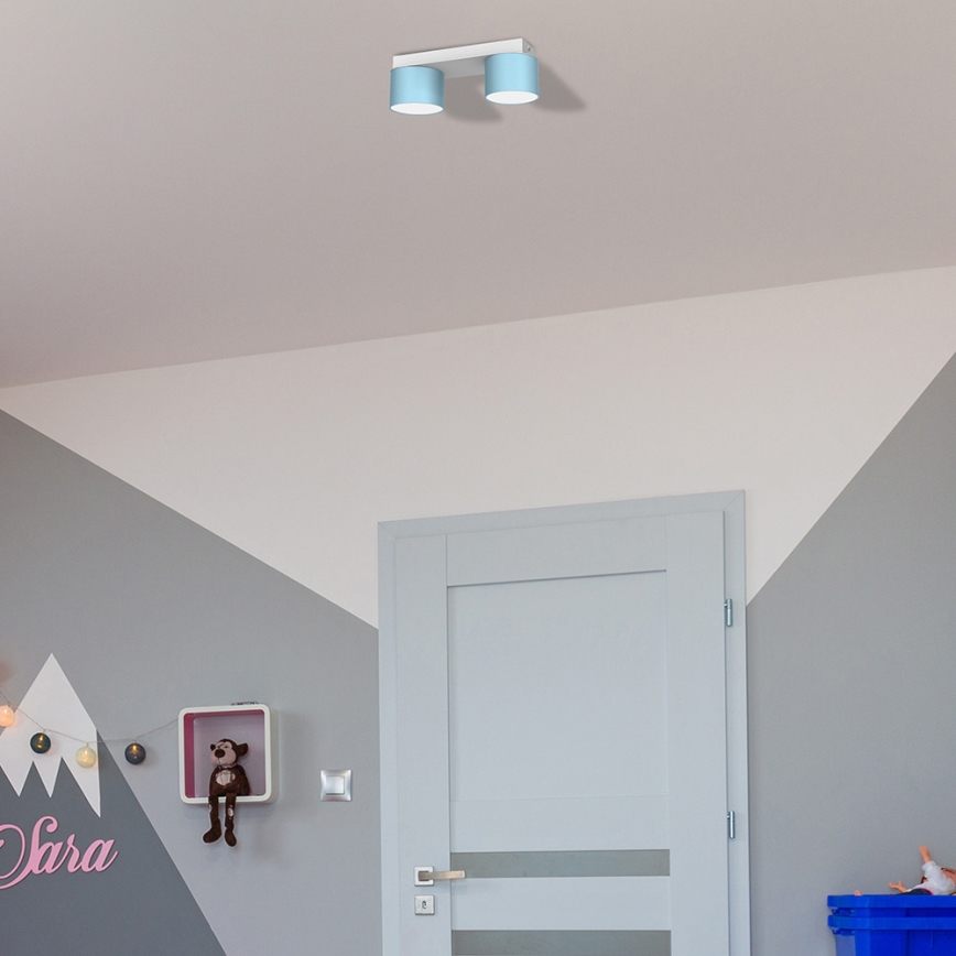 Ceiling light DIXIE 2xGX53/11W/230V blue