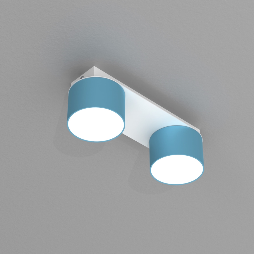 Ceiling light DIXIE 2xGX53/11W/230V blue