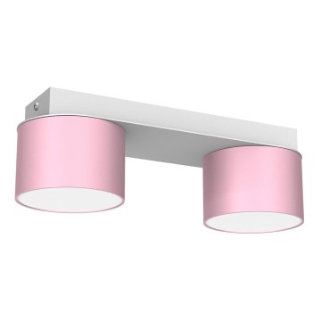 Ceiling light DIXIE 2xGX53/11W/230V pink