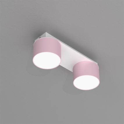 Ceiling light DIXIE 2xGX53/11W/230V pink