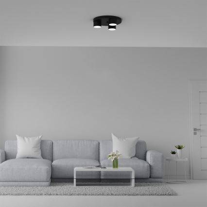 Ceiling light DIXIE 3xGX53/11W/230V black
