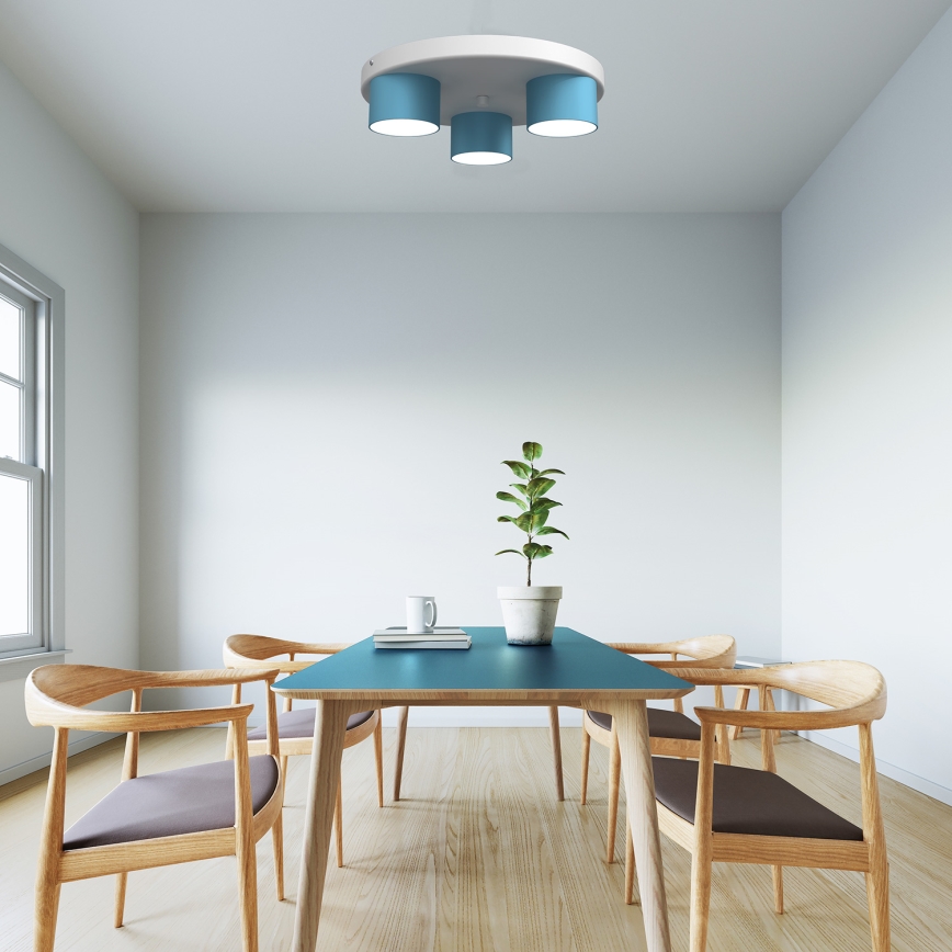 Ceiling light DIXIE 3xGX53/11W/230V blue