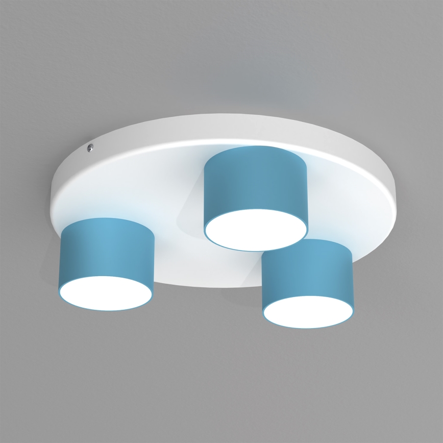 Ceiling light DIXIE 3xGX53/11W/230V blue