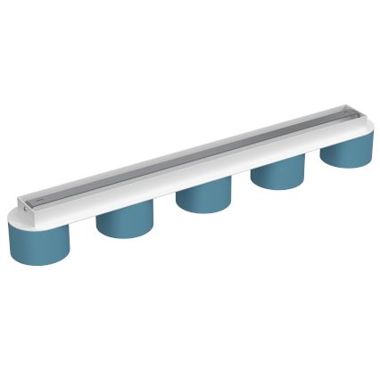 Ceiling light DIXIE 5xGX53/11W/230V blue