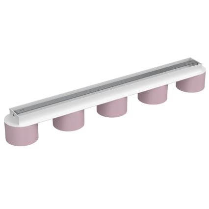 Ceiling light DIXIE 5xGX53/11W/230V pink
