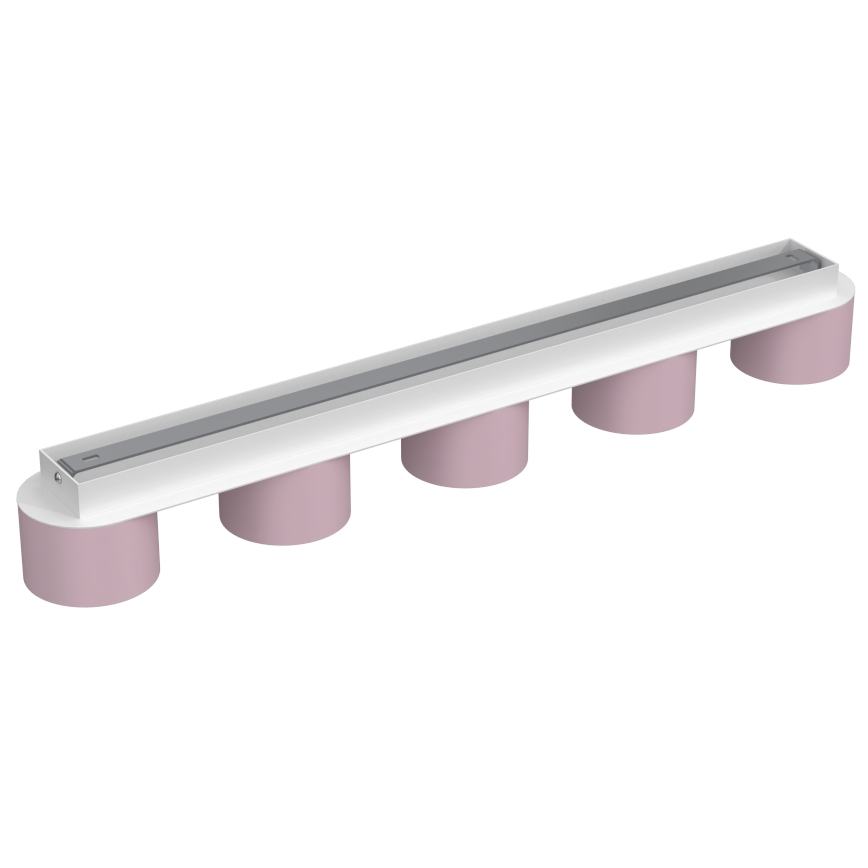 Ceiling light DIXIE 5xGX53/11W/230V pink
