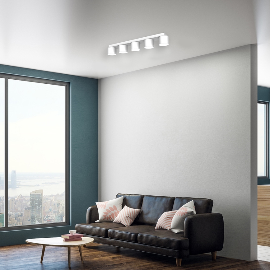 Ceiling light DIXIE 5xGX53/11W/230V white