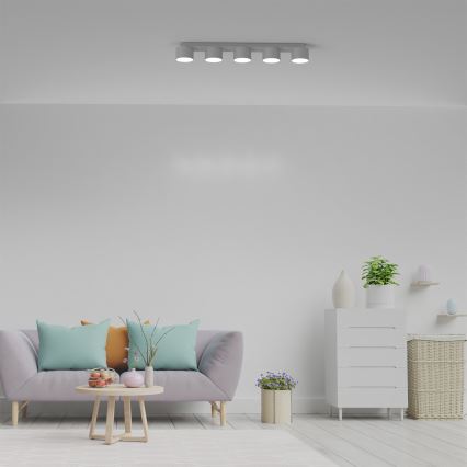 Ceiling light DIXIE 5xGX53/11W/230V white