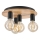 Ceiling light DUSTY 4xE27/15W/230V d. 34 cm oak/black
