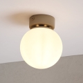 Ceiling light ELIAS 1xE14/5W/230V Ø 13 cm beige/white