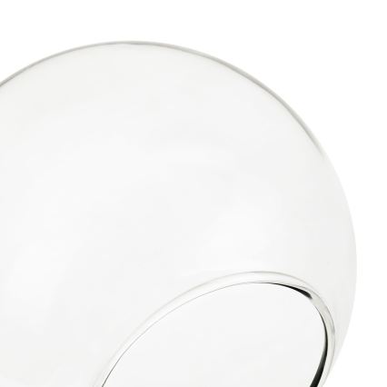 Ceiling light ELIAS 1xE14/5W/230V Ø 13 cm matte chrome/clear