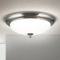 Ceiling light EMPIRA 2xE27/40W/230V diameter 35.5 cm matte chrome