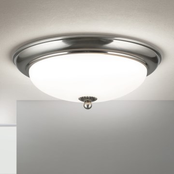 Ceiling light EMPIRA 2xE27/40W/230V diameter 35.5 cm matte chrome