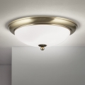 Ceiling light EMPIRA 2xE27/40W/230V Ø 35.5 cm bronze