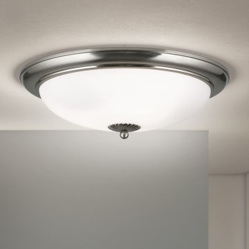 Ceiling light EMPIRA, 3xE27/40W/230V, Ø 48 cm, matte chrome