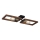 Ceiling light ERA 2xE27/40W/230V brown