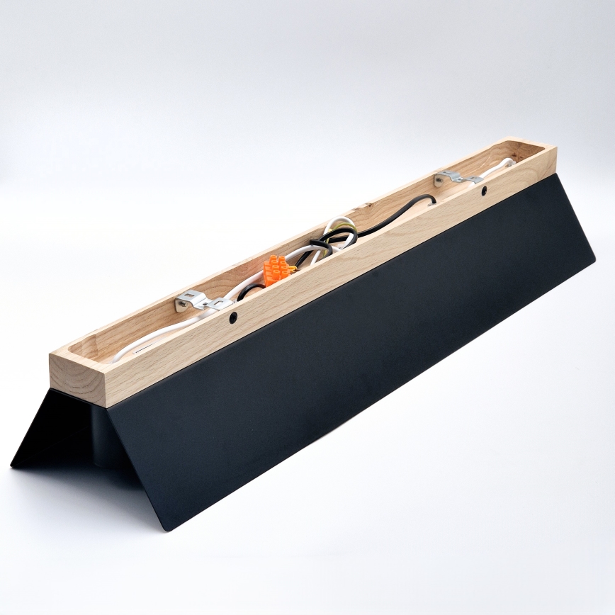 Ceiling light ESME 5xE27/15W/230V black/oak