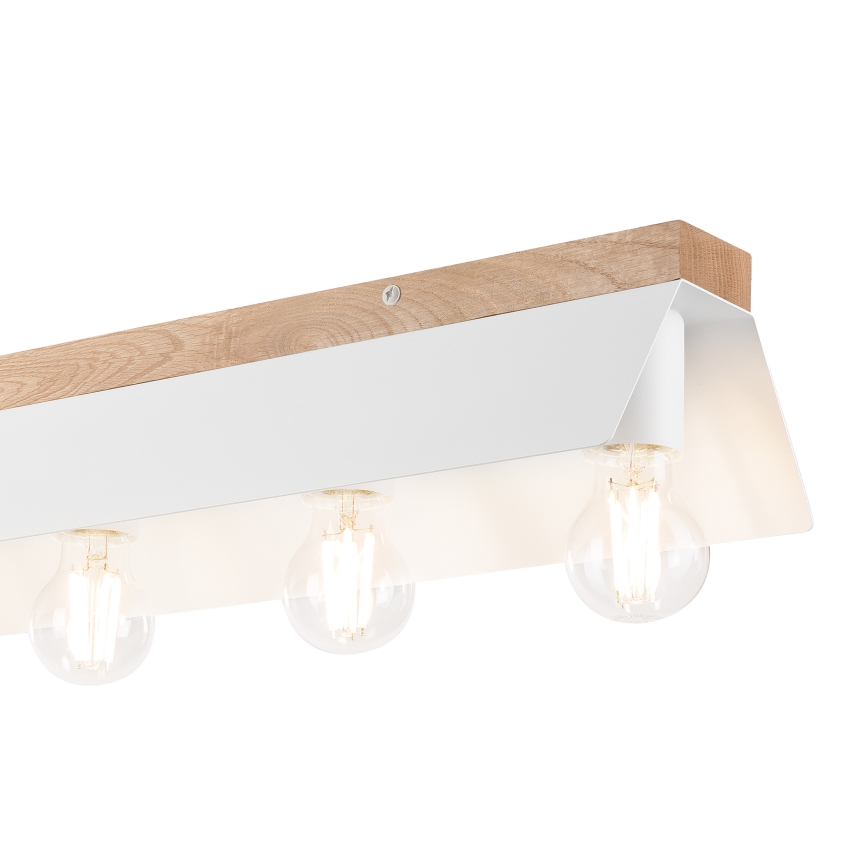 Ceiling light ESME 5xE27/15W/230V white/oak