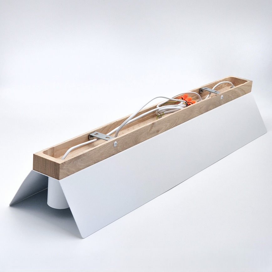Ceiling light ESME 5xE27/15W/230V white/oak