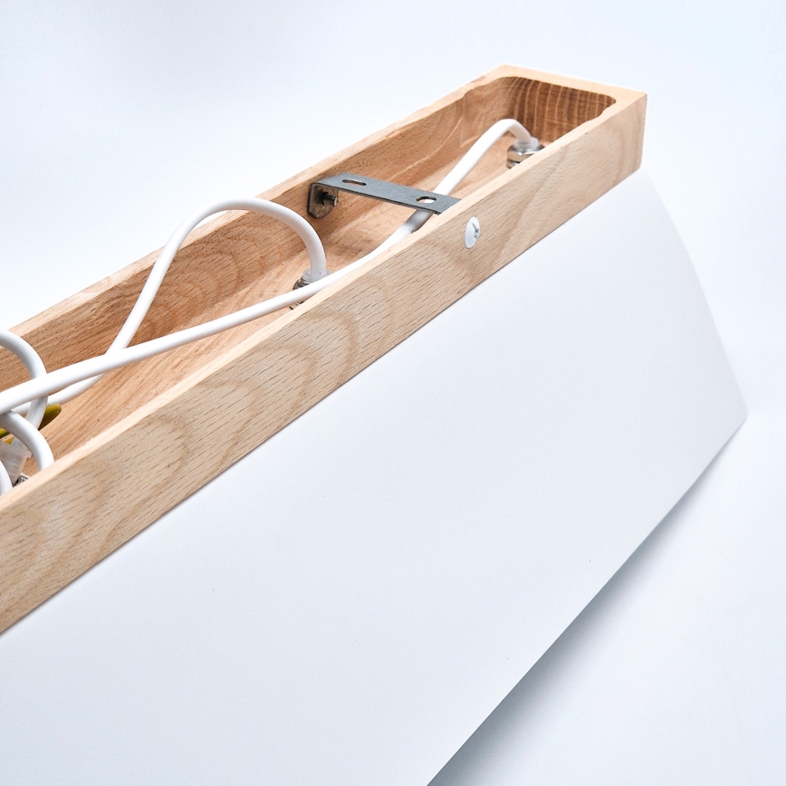 Ceiling light ESME 5xE27/15W/230V white/oak