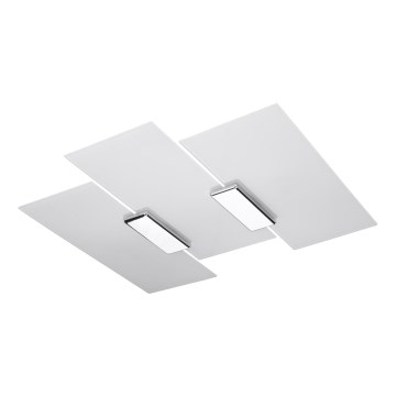 Ceiling light FABIANO 3xE27/60W/230V white/shiny chrome