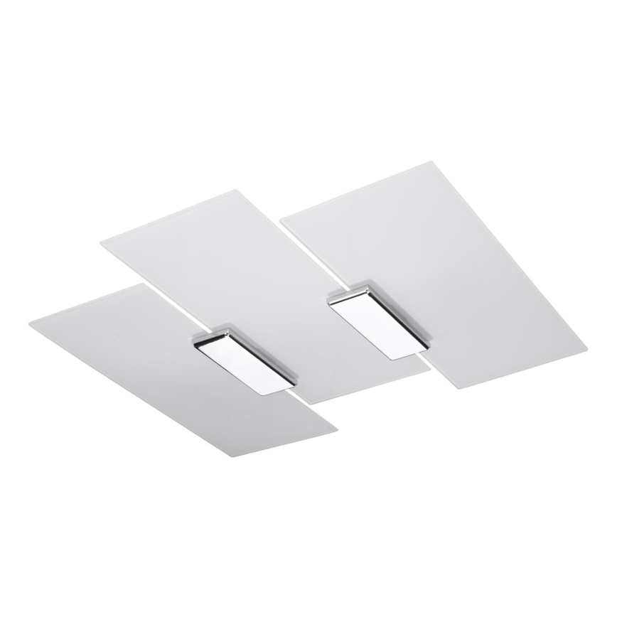 Ceiling light FABIANO 3xE27/60W/230V white/shiny chrome
