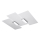 Ceiling light FABIANO 3xE27/60W/230V white/shiny chrome