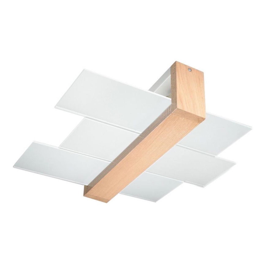 Ceiling light FENIKS 2 2xE27/60W/230V Birch/beech
