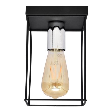 Ceiling light FINN 1xE27/15W/230V black/shiny chrome