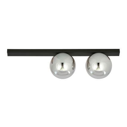 Ceiling light FIT 2xE14/10W/230V black/grey