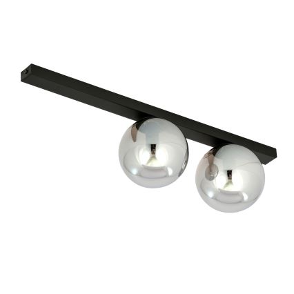 Ceiling light FIT 2xE14/10W/230V black/grey