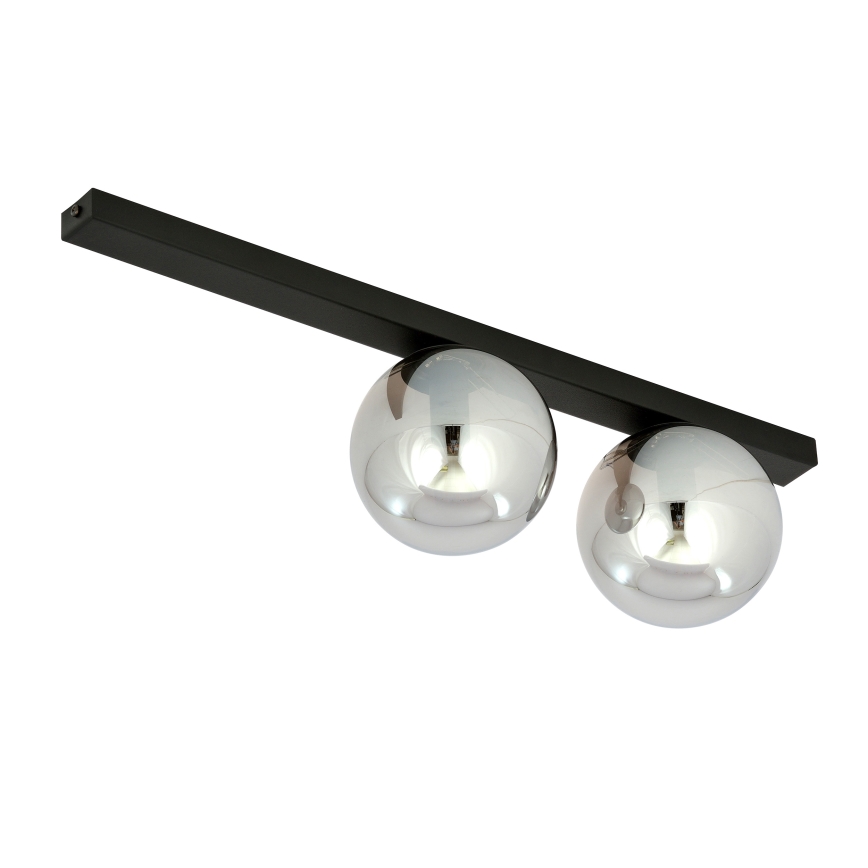 Ceiling light FIT 2xE14/10W/230V black/grey
