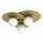 Ceiling light FLAT 3xE27/15W/230V 55x60 cm gold
