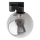 Ceiling light for 1-phase rail system TRACER 1xG9/8W/230V black/smoky black