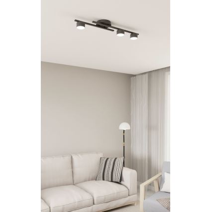 Ceiling light FRAGMENT 3xGX53/12W/230V black