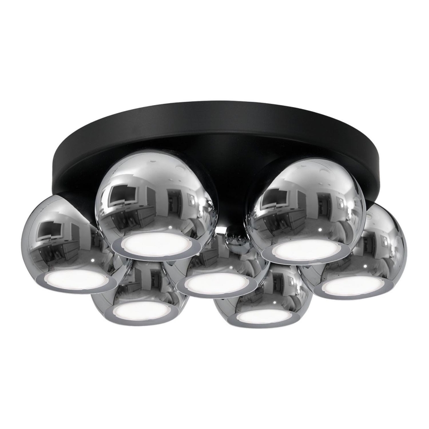 Ceiling light GALAXY 7xGU10/8W/230V black