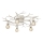 Ceiling light GARNISH 5xE27/15W/230V white/patina