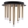 Ceiling light GLAM 9xG9/8W/230V gold