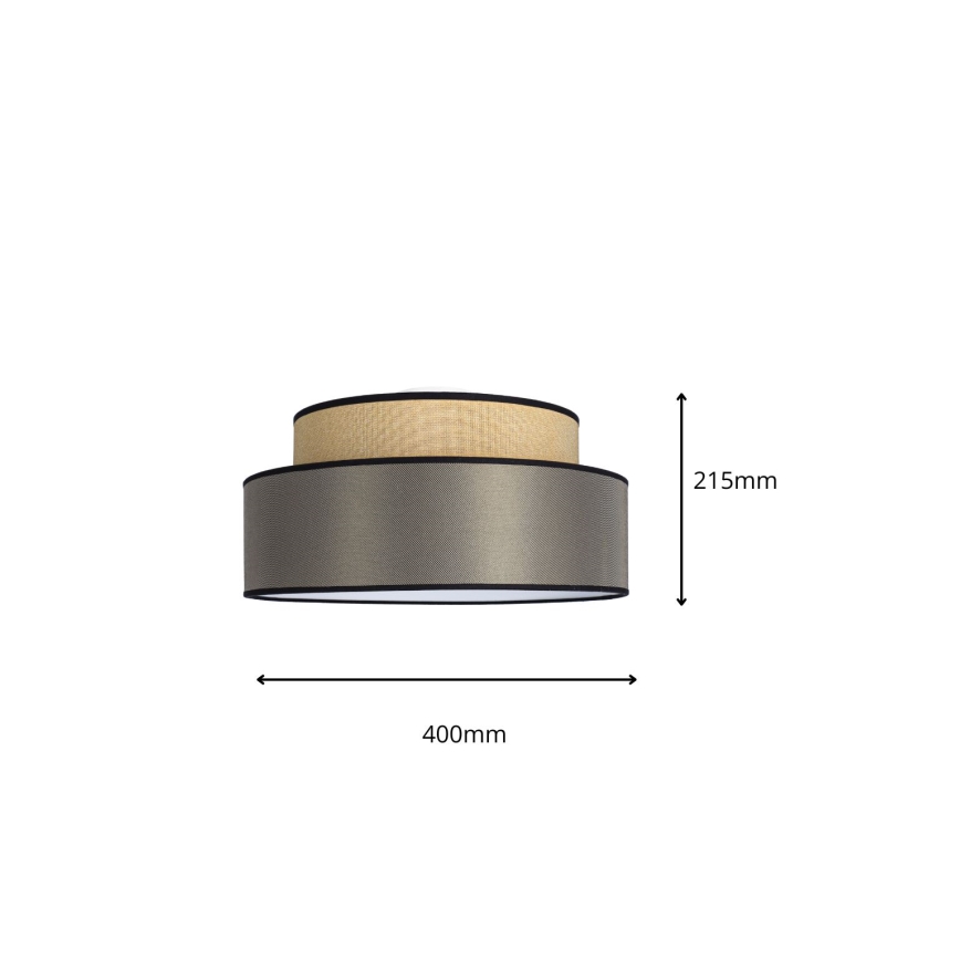 Ceiling light GRACE 1xE27/60W/230V beige/brown
