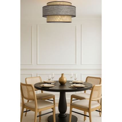Ceiling light GRACE 1xE27/60W/230V beige/brown