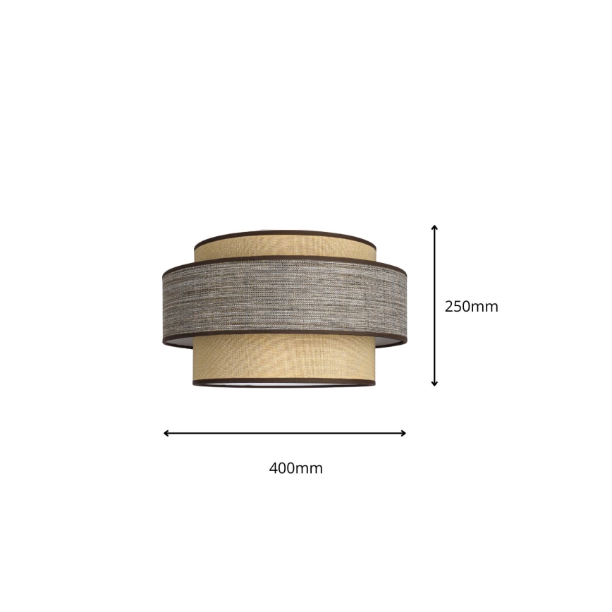 Ceiling light GRACE 1xE27/60W/230V beige/brown