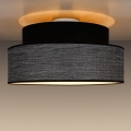 Ceiling light GRACE 1xE27/60W/230V black/grey