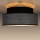 Ceiling light GRACE 1xE27/60W/230V black/grey