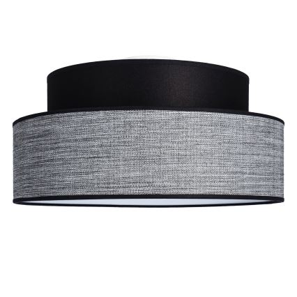 Ceiling light GRACE 1xE27/60W/230V black/grey