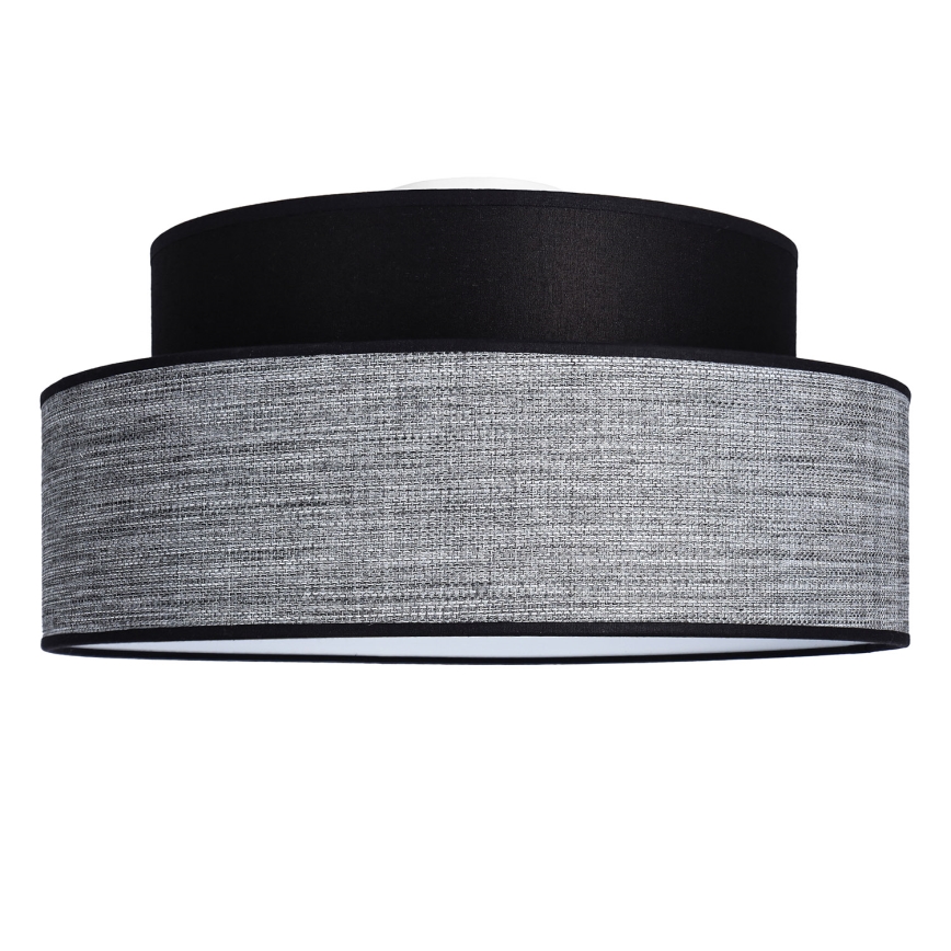 Ceiling light GRACE 1xE27/60W/230V black/grey