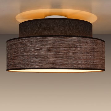 Ceiling light GRACE 1xE27/60W/230V brown/beige