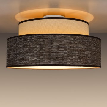 Ceiling light GRACE 1xE27/60W/230V creamy/brown