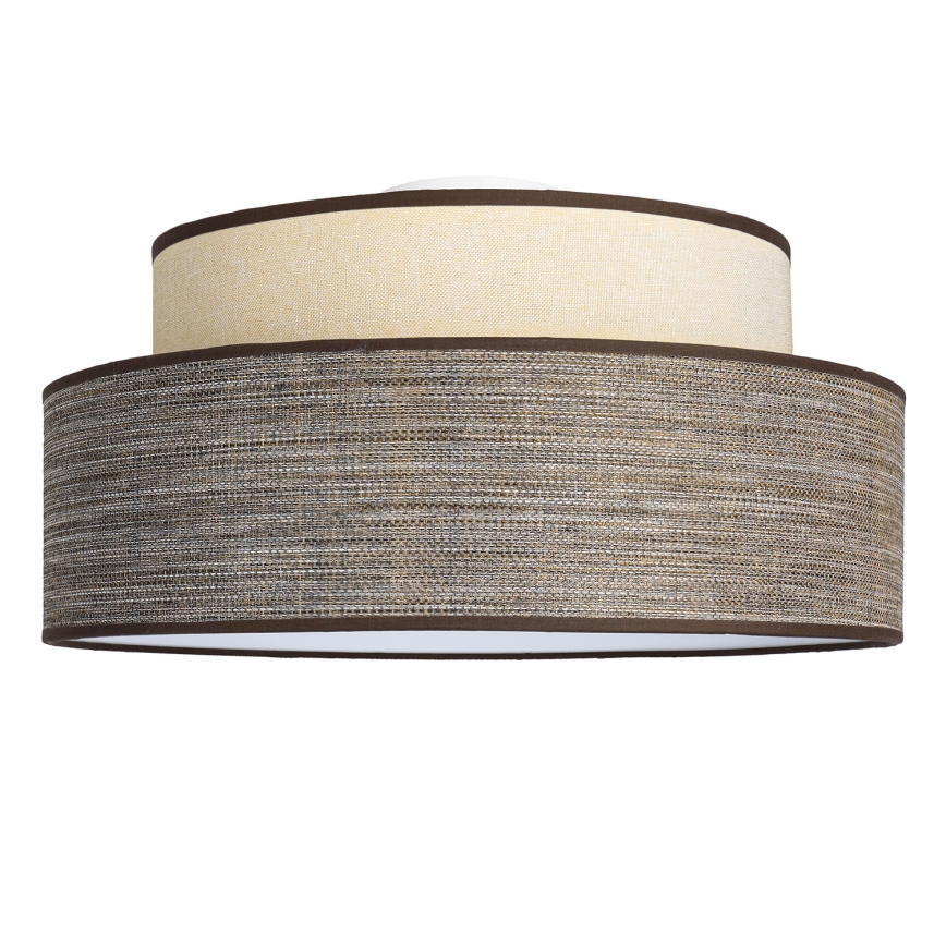 Ceiling light GRACE 1xE27/60W/230V creamy/brown