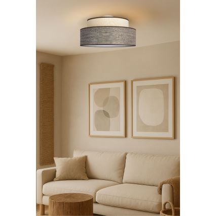Ceiling light GRACE 1xE27/60W/230V creamy/brown